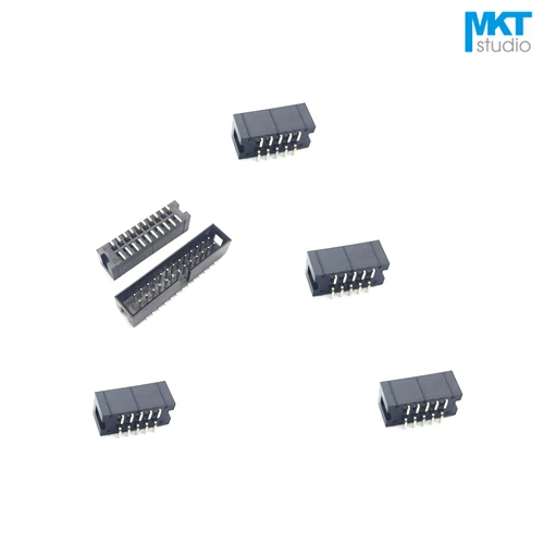 10 шт. SMT 1 27 мм Шаг DC3 штекер IDC разъем образец 8P 10P 12P 14P 16P 20P 26P 30P 34P 40P 50P 60P|connector