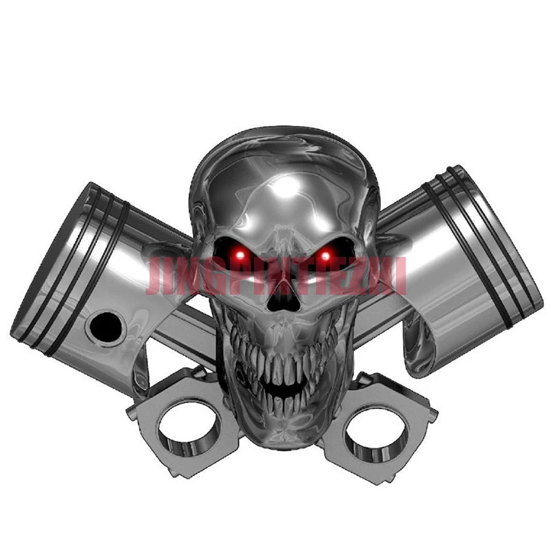 

Car Stickers Vinyl Motorcycle Decal Decoration Laptop Hot Personality 3D Dead Skull Car Sticker LARGE Truck Trailer