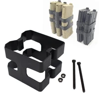 tactical m4 magazine coupler parallel connector nylon double magazine airsoft cartridge clip for m4 m4a1 toy gun accessories