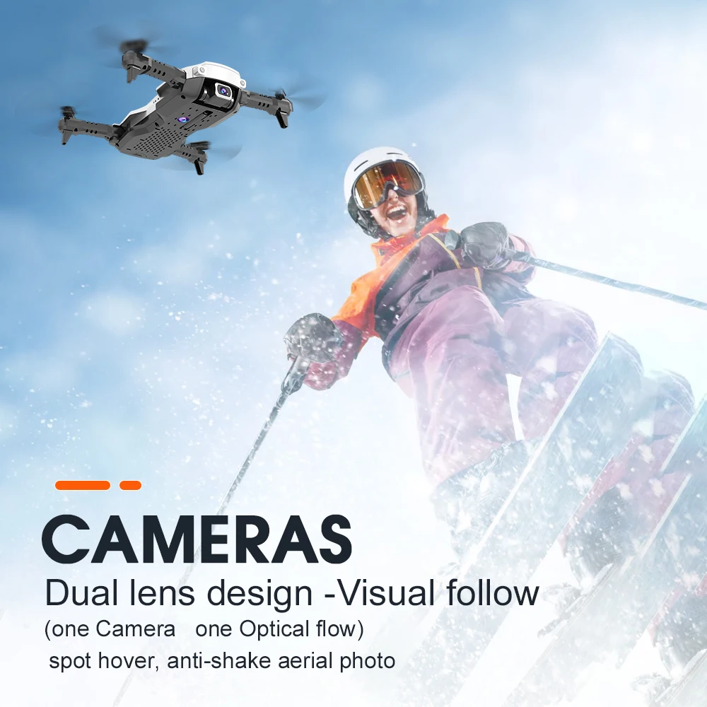 Квадрокоптер с дистанционным управлением 4K складной