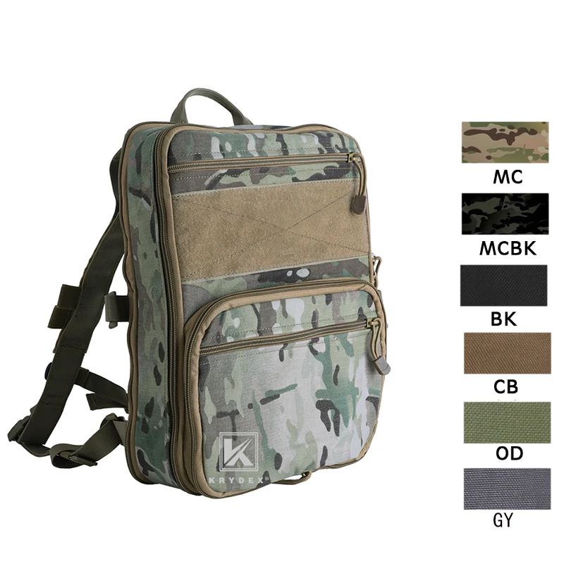 

Тактический рюкзак KRYDEX D3 Flatpack HS Style 23L, расширяемый противоударный рюкзак, рюкзак на лямках