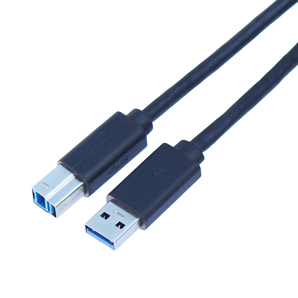 

1.8m USB 3.0 Printer Cable USB A to B Male USB Fast Cable for Canon Epson HP Printer