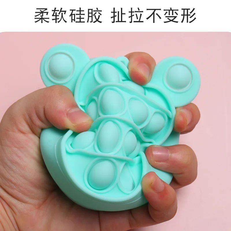 New Disney Anime Mickey Mouse Coin Purse Fidget Toys Anti Stress Finger Keychain Zipper Pouch for Women Girls Birthday Gift |