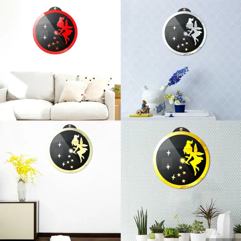 Зеркальная настенная 3d-наклейка с изображением цветов | Дом и сад