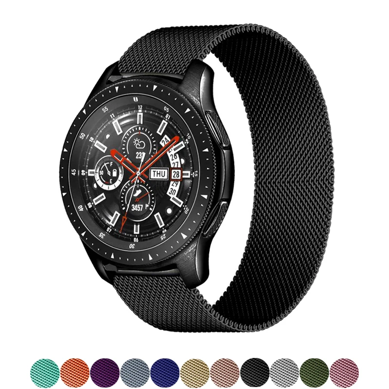 

20mm 22mm strap for Samsung galaxy watch 46mm 42mm gear S3 frontier S2 huawei gt band amazfit gts/pace/bip/GTR 47mm/42mm strap