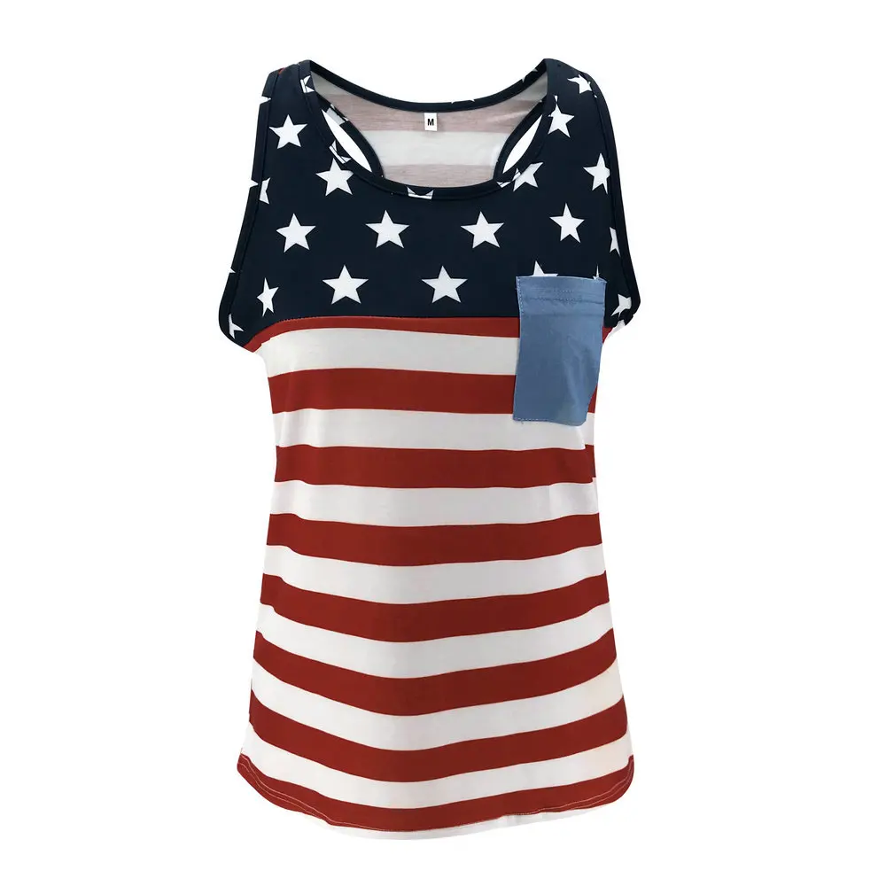 Майка женская с открытыми плечами и карманами повседневный Свободный Топ в