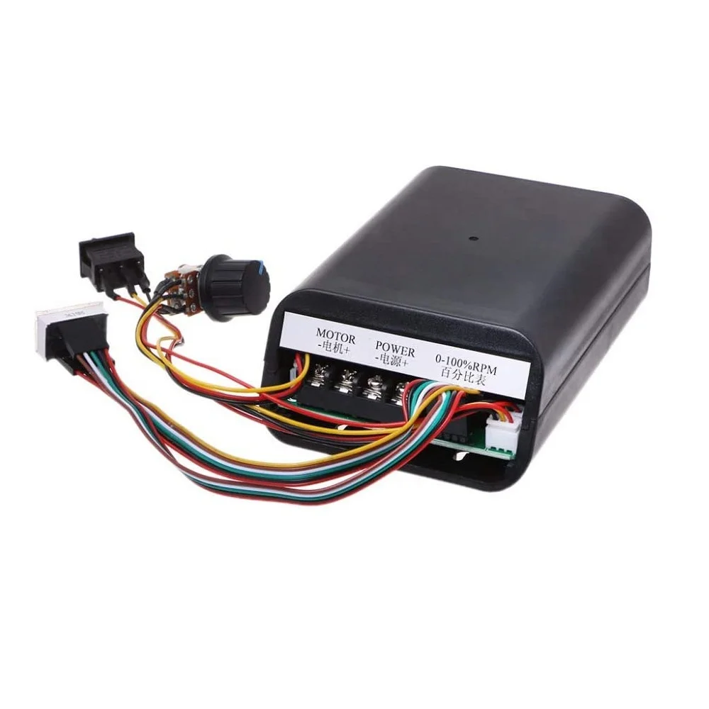 Максимальный ШИМ-контроллер скорости двигателя 60 А Регулируемый переключатель