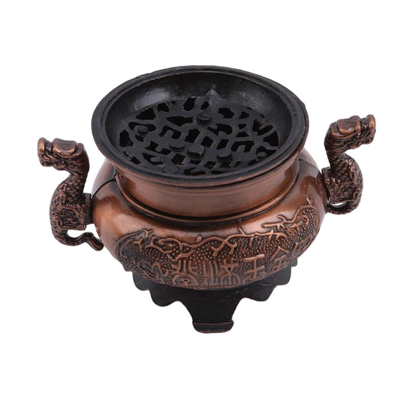 1 шт. китайский Стиль из металлического сплава в цвете Антик с крышкой аромат