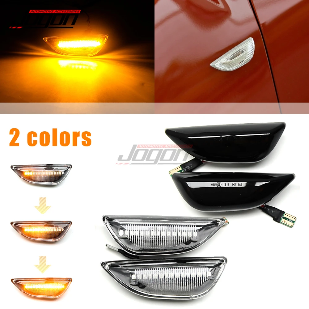

For Opel Mokka Mokka X Chevrolet Trax Buick Encore 2013-2020 2PCS Led Dynamic Side Marker Turn Signal Light lamp