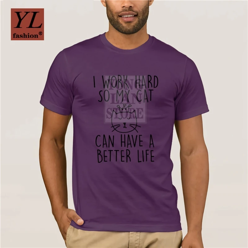 

2020 Summer Fashion Street MensFunny Cat Quote Tshirt