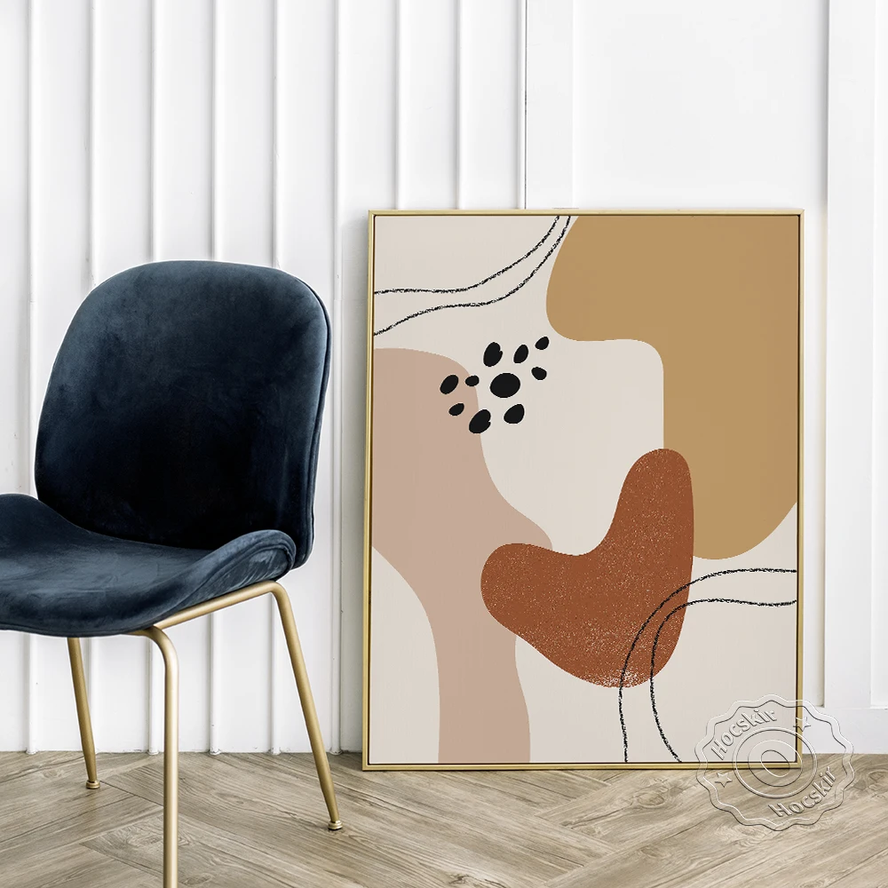 Абстрактные формы Терра художественные принты плакаты минимализм земные