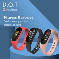 d o t mens m4 ladies fitness bracelet m5 smart watch french step counter pedometer for walking