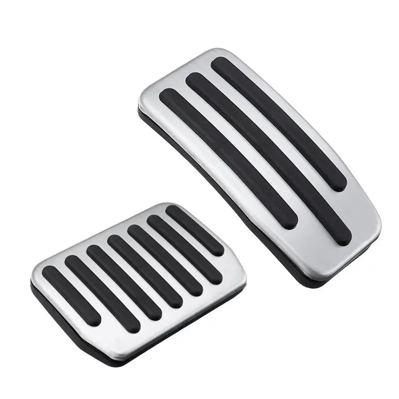 

2 Pcs Non-Slip Performance Pedal Set Aluminium Accelerator Foot Rest Modified Pedal Pads Kit for Tesla Model 3