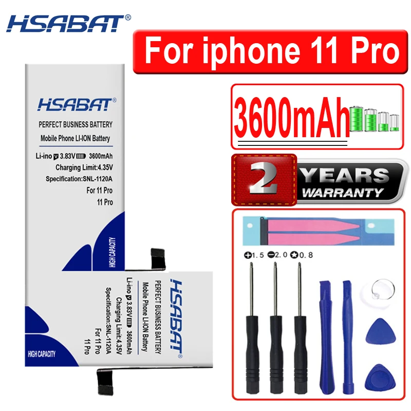 Лучший бренд HSABAT новейшая батарея для iphone SE 5 5S 5C 6 6S 7 8 X XS XR 11 / Max /6 Plus Pro /11 |