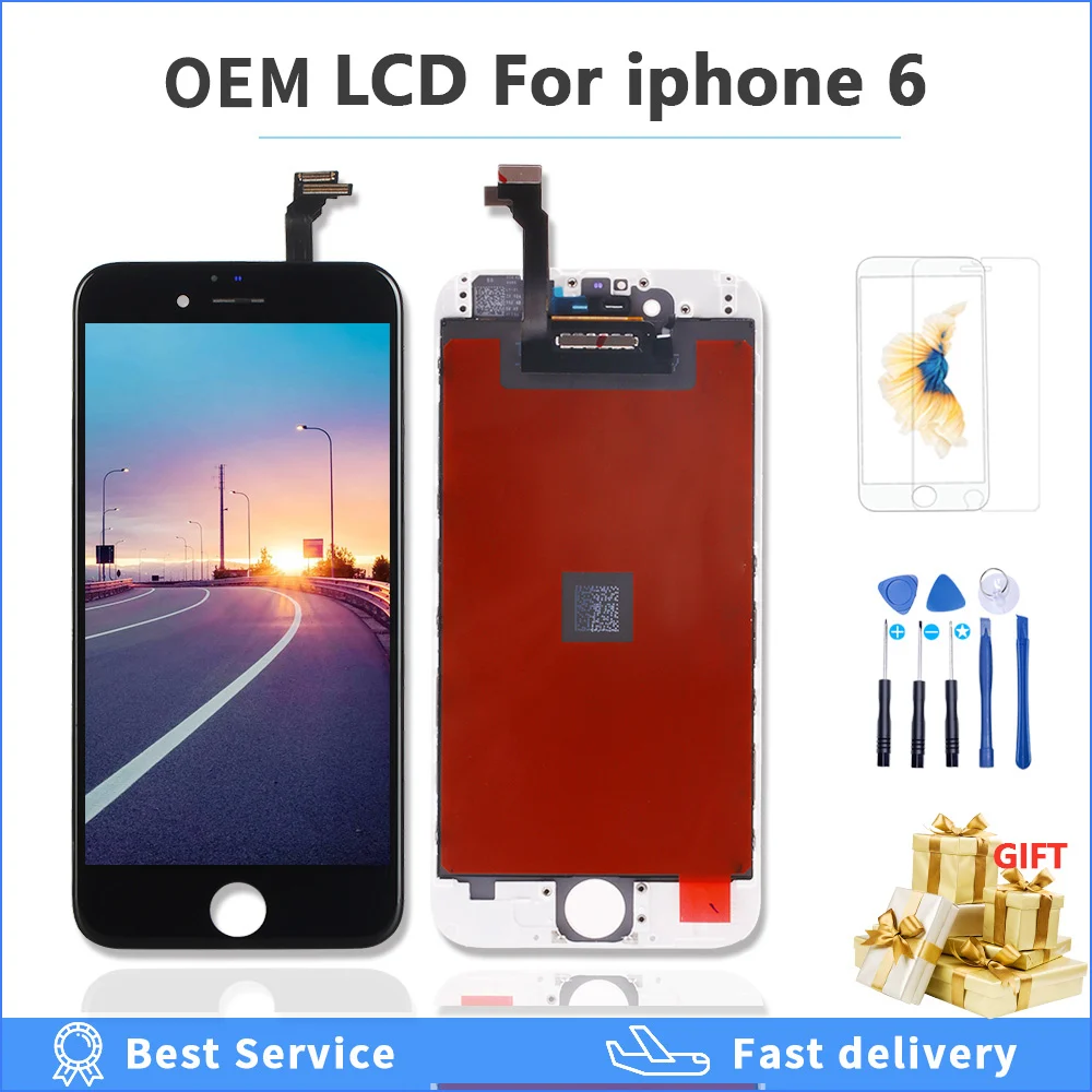 OEM ЖК дисплей для iPhone 6 A1549 A1586 A1589 сменный сенсорный экран с оригинальным