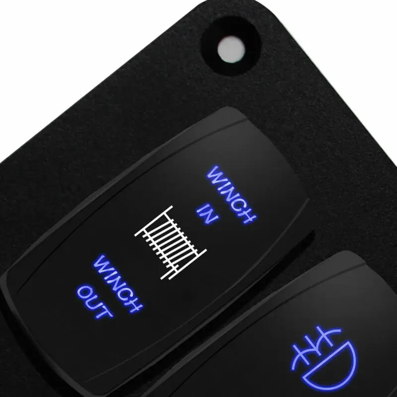 Запчасти кулисный переключатель панель замена 6 клавиш лодка Морской Металл