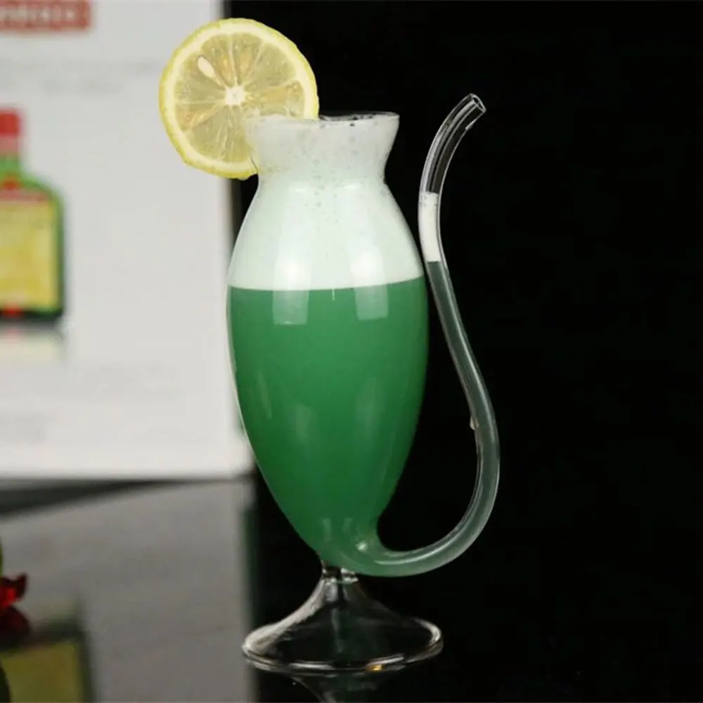 Творческий Кубок стеклянная кружка с соломинкой Для холодного напитка для