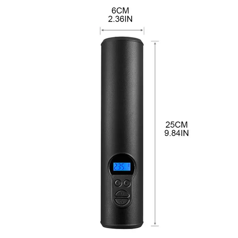 

Multifunctional 12V Car Wireless Electric Digital Air Pump Preset Tire Pressure LED Lights Lighting Portable Air Pump T21E