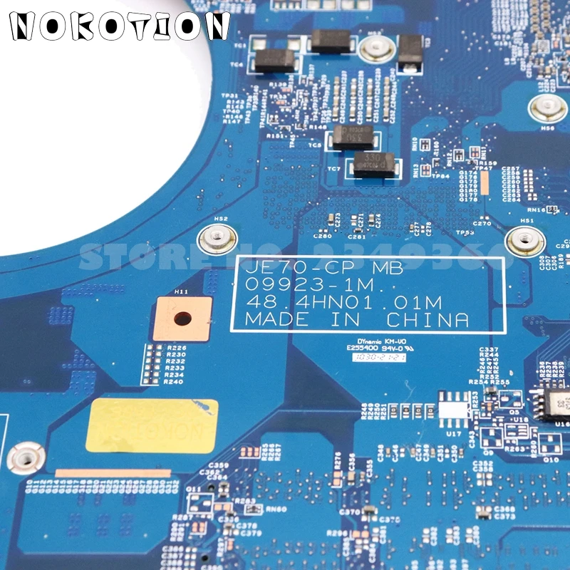 NOKOTION для acer aspire 7741 7741G материнская плата для ноутбука HM55 DDR3 HD5650M 1 ГБ Бесплатный процессор MBRCB01001 MB. RCB01.001 48.4HN01.01M