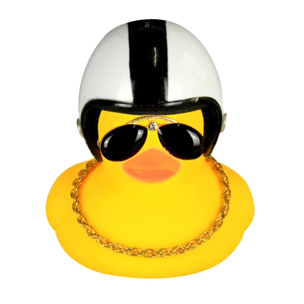 Sepeda Mini Sepeda Motor Lampu Lonceng Bebek Memakai Helm Anak Sepeda Skuter Tanduk Helm Keselamatan Lampu Sepeda Mainan