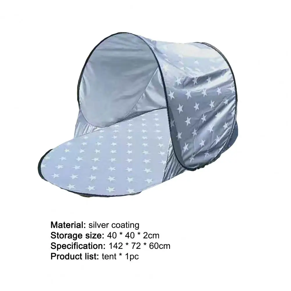 

Outdoor Camping Tent Single Leisure Sunscreen Tent Silver Coated Shade Shelter for Outdoors Beach Tent Summer Sea Sun Shelters