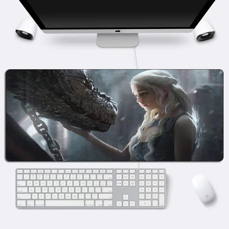 Игровой коврик для мыши SIANCS 70x30 см большой игровой престолов геймерский с