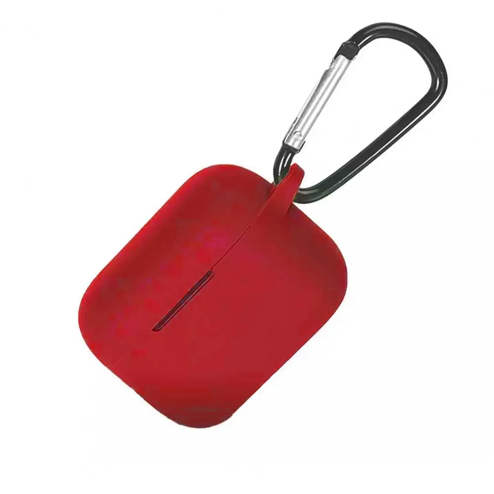 Защитный чехол для наушников с подвесной пряжкой, высококачественный противоударный силиконовый защитный чехол для QCY T10