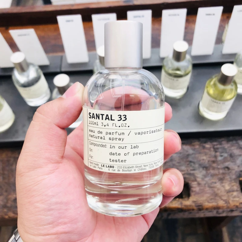 Высокое качество Le Labo Rose серия духов 100 мл Цветочный древесный мускусный аромат с быстрой доставкой - Цвет: SANTAL 33