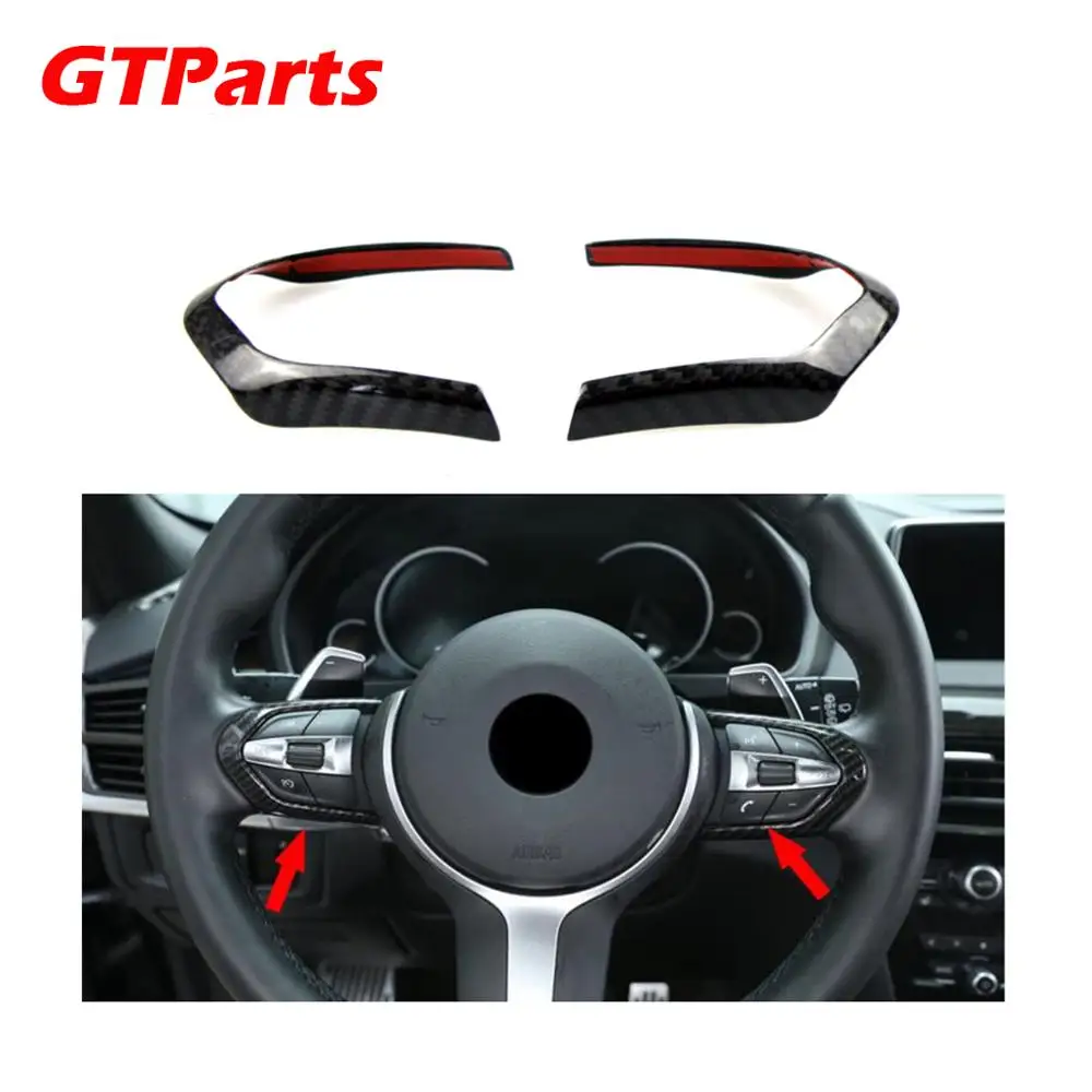 

Carbon Fiber Steering Wheel Trim Sticker for BMW F20 F22 F30 F32 F10 F06 F15 F16 F80 F82 F83 M Sport Wheel Decoration Cover