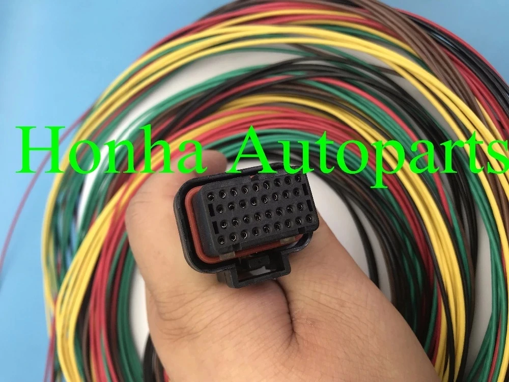 

High quality wireharness Motec/Haltech ECU 34 PIN Female DTA S60 & S80 wire harness Connector with Terminal EM4/48