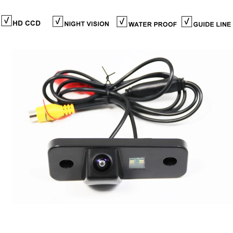 

Автомобильная камера заднего вида для Hyundai Santa Fe (CM) SUV 2005-2012, водонепроницаемая направляющая линии ночного видения, автомобильный резервный AHD