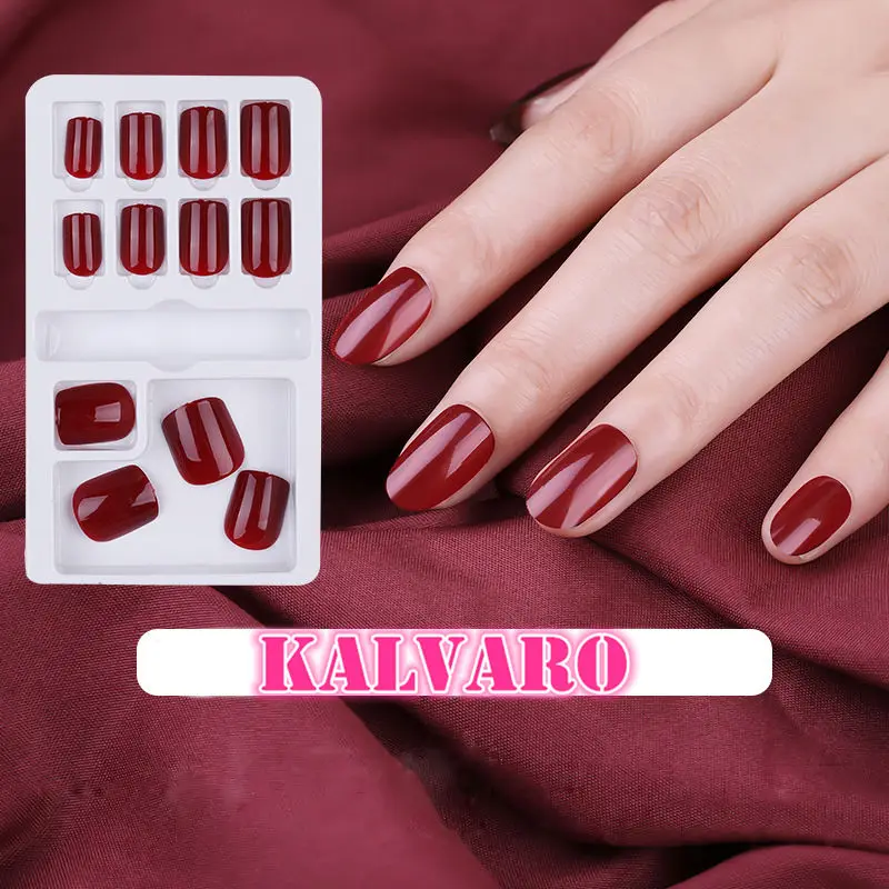 Неоновые накладные ногти чрезвычайно Длинные ярко оранжевые блестящие