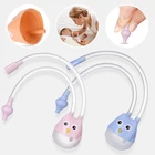 Детский носовой аспиратор мультяшный для новорожденных Анти-обратный поток катетер очиститель носа присоска всасывание инструмент аспиратор уход за ребенком