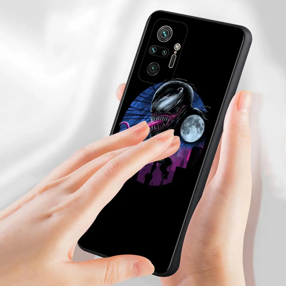 Чехол для Xiaomi Redmi Note 10 9 9S 9T 8 8T 7 Pro Max силиконовый мягкий чехол K40 9A 9C Venom Marvel |