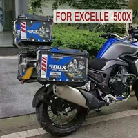excelle 500x motorcycles aluminum boxes cases reflective decals sticker for excelle 500x 500 x