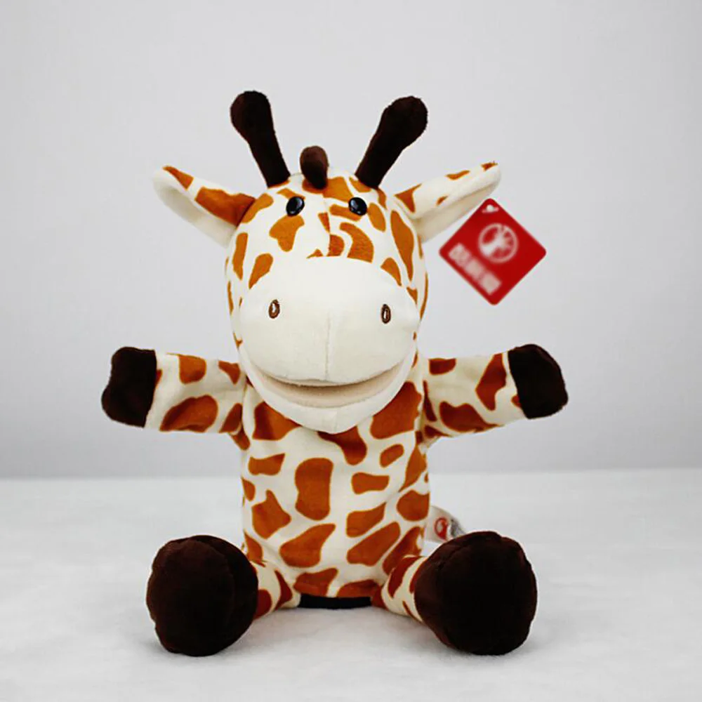 

Children Hand Puppet Kid Baby Plush Stuffed Toy Animals Giraffe