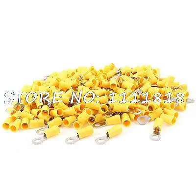 

500 шт., кольцо-держатель из ПВХ стандарта AWG 12-10, Болт № 10