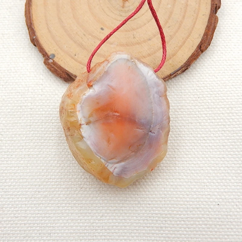 

Полудрагоценный камень, натуральный драгоценный камень, розовый Агат, Модный кулон, бисер для изготовления ювелирных изделий, 40x31x20 мм, 30 г