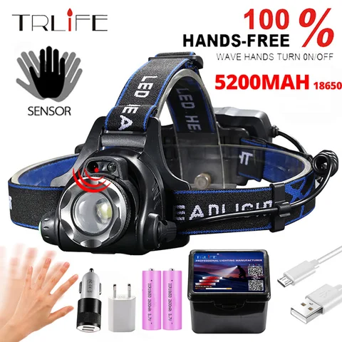 TRLIFE Налобный фонарь 8000лм