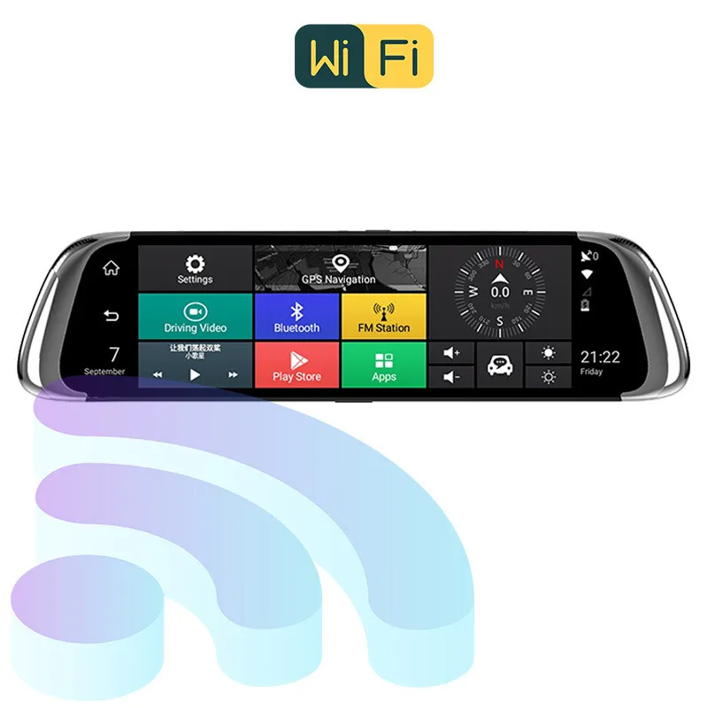 Авто Gps 4G Wi Fi 10 дюймов полный Экран для приставки Android Smart вождения Регистраторы Hd