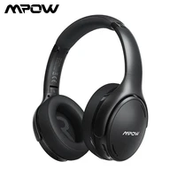 mpow h19 ipo wireless headphones anc noise canceling headphone hifi stereo bluetooth 5 0 headset with 30h playtime for iphone 11