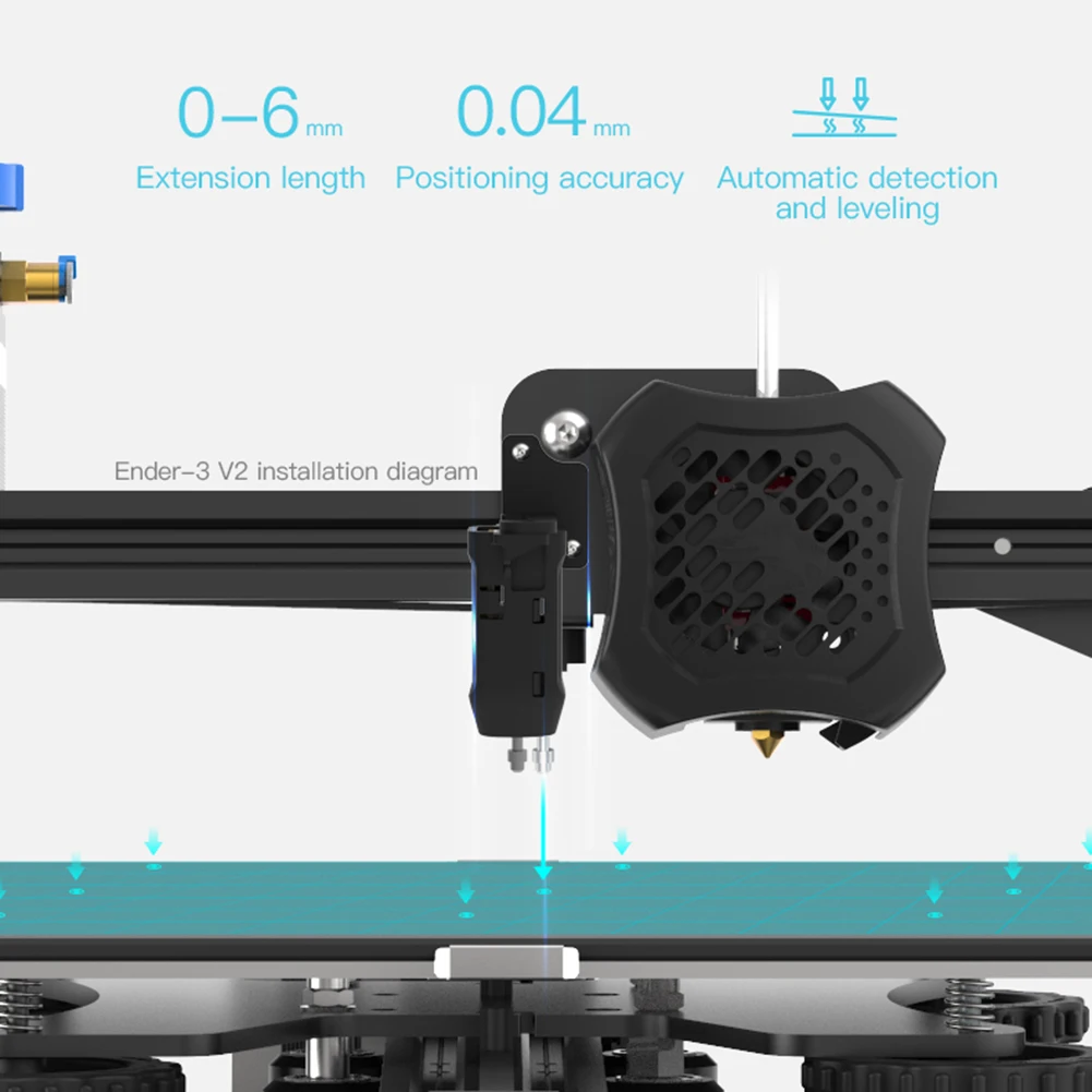 3d touch sensor auto bed leveling sensor for creality ender 3 ender 5 fdm printer parts printers part supplies free global shipping