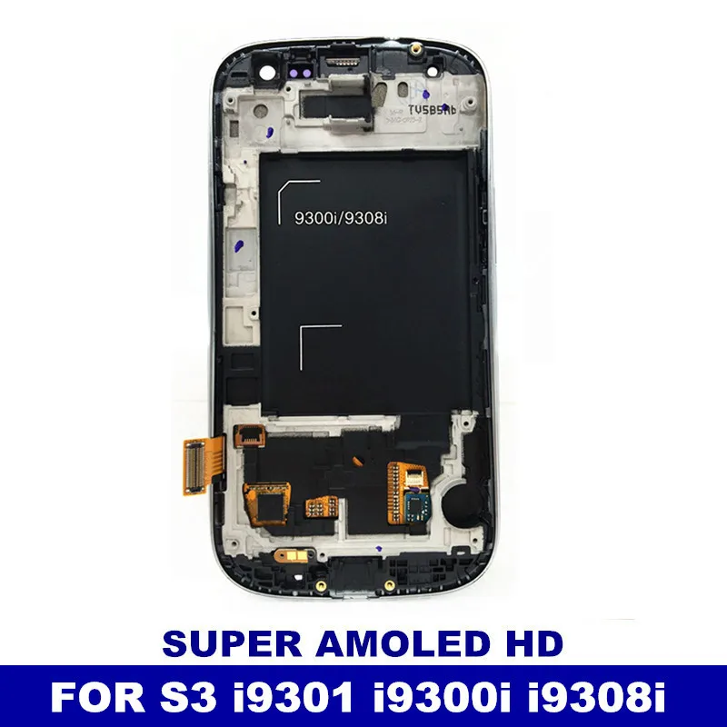 Тестирование работы Super AMOLED ЖК-дисплей для samsung Galaxy S3 Neo i9300i i9301 i9301i i9308i телефон Дисплей Сенсорный экран дигитайзер Рамка