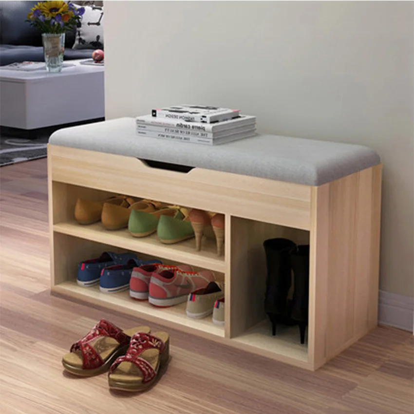 

Simple Modern Shoe Storage Stool Fashion Sofa Bench Change Shoe Bench Shoe Rack Living Room Convenient Shoebox Shoes Organizer