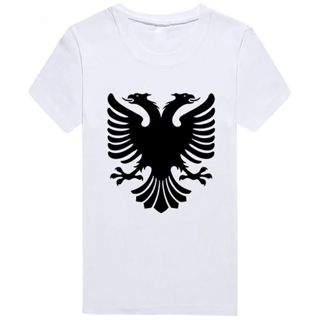 Albania Eagle футболка мужская мода принт Хип Хоп Футболка с круглым вырезом хлопок