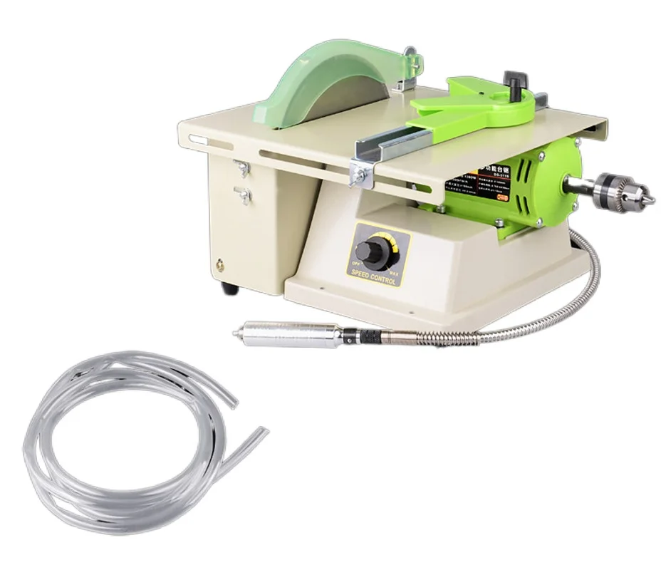 1380W 220V Jewelry Stone Rock Woodworking Carving Polisher Buffer Lathe Grinding Cutting Machine Set Electric Grinder Tools Kit