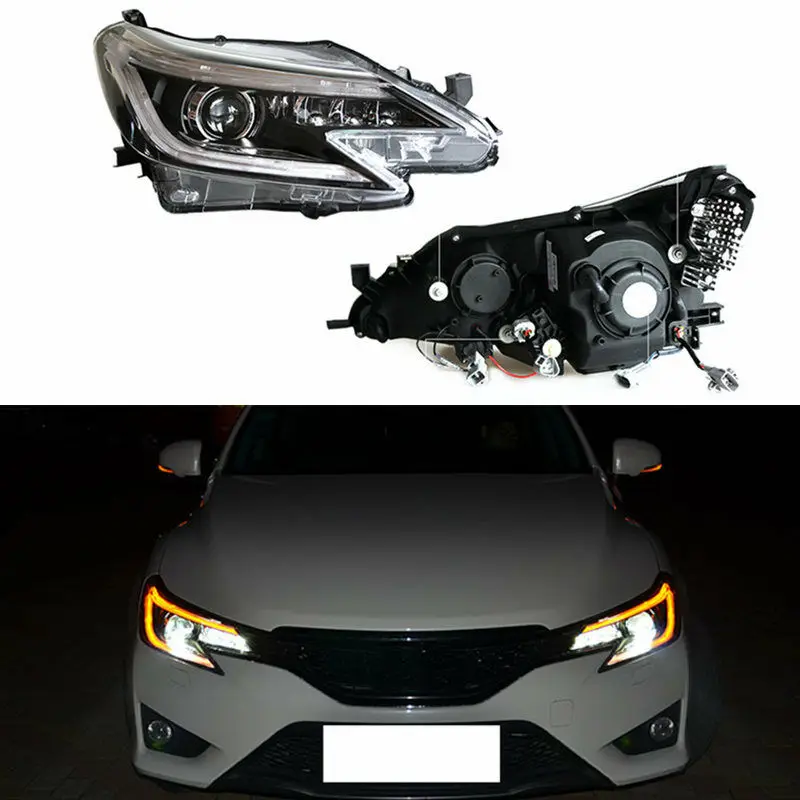 Для Toyota Mark X/Rezi 2013 2014 2015 2X комбинированная фара с HID + светодиодный балласт в