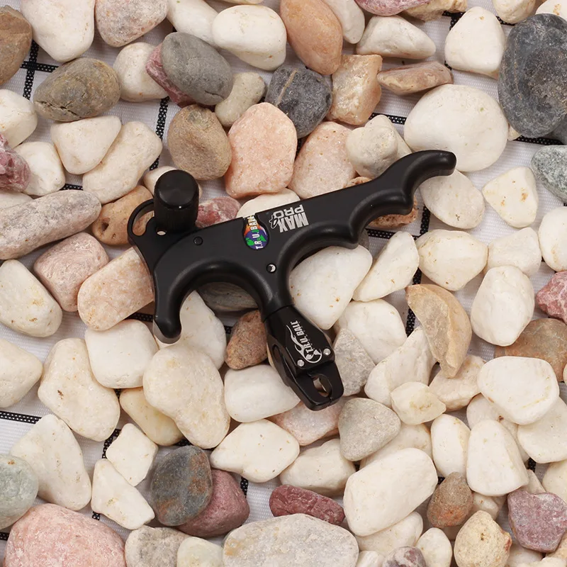 

Stainless Steel Four-Finger Grip Caliper Release Assist Device For Compound Bow Hunting Archery Caliper Jaws Automatically Close