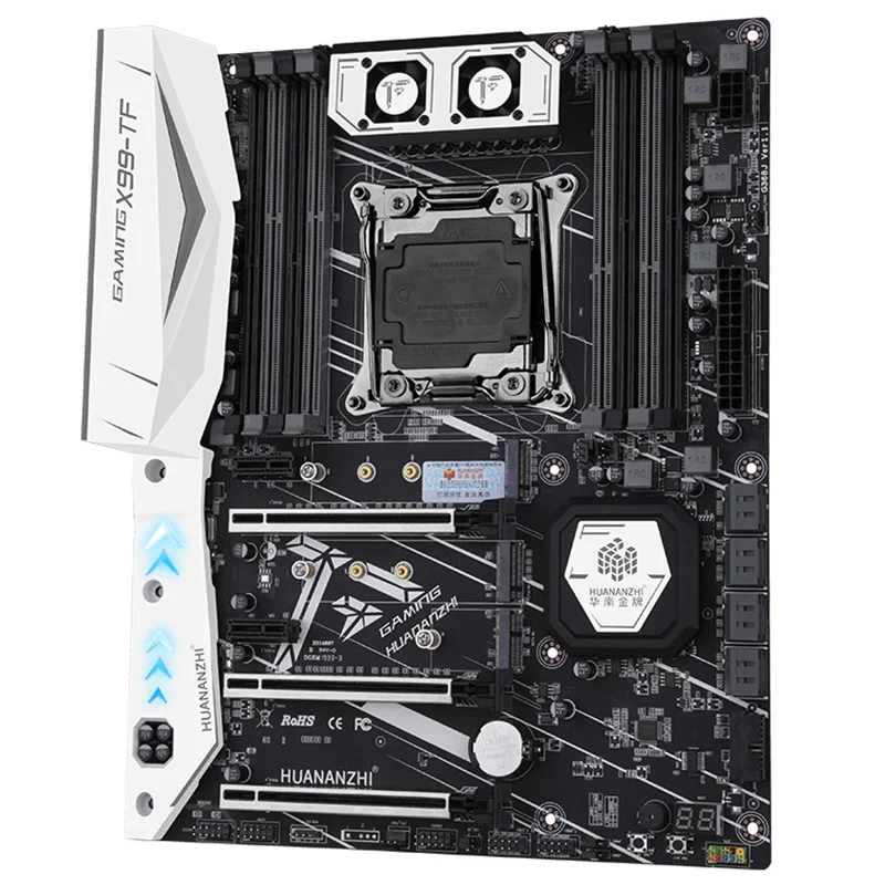 HOT HUANANZHI X99 TF материнская плата с двумя M.2 NVME слот Поддержка и DDR3 DDR4 LGA2011 3 LGA