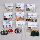 Женские серьги-подвески LATS, золотистые серьги с длинной цепочкой, ювелирные изделия Золотое кольцо, 2021